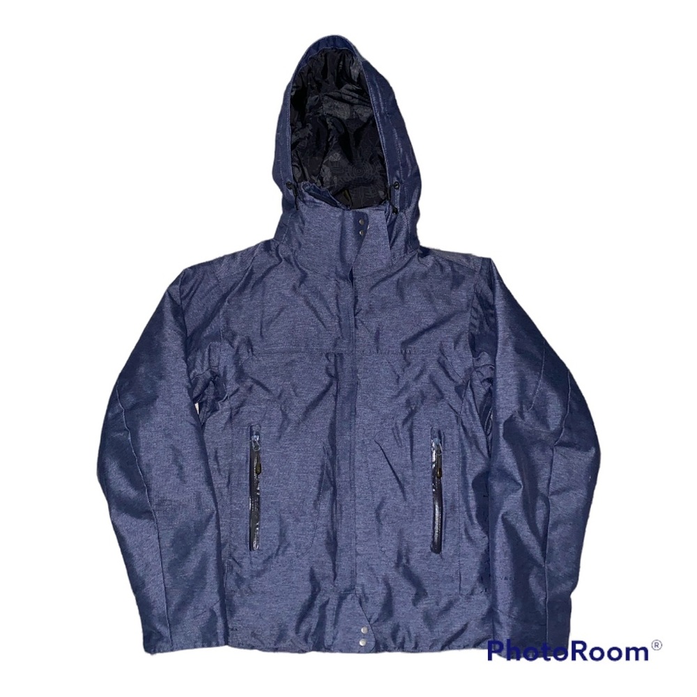 Columbia Women's Omni-Tech Titanium Rain Ski Jacket Blue